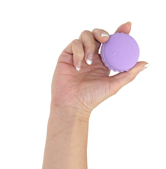 Maccarone Vibrante Viola. Kawaii - Macaroon Massager Blackcurrant Violet